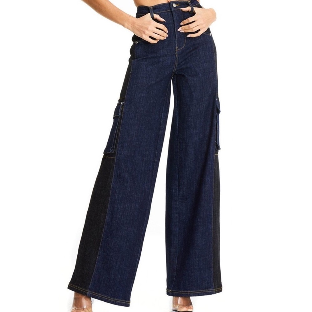 I.AM.GIA Bessi Cargo Wide Leg Jeans